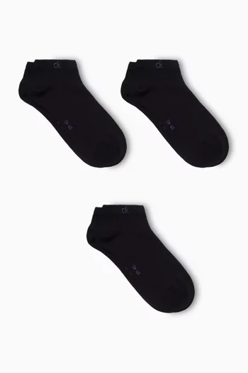 Logo Sneaker Socks, Set of 3