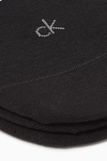 Logo Invisible Socks, Set of 3