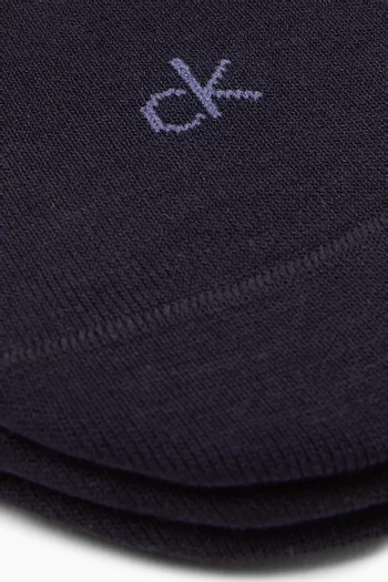 Logo Invisible Socks, Set of 3
