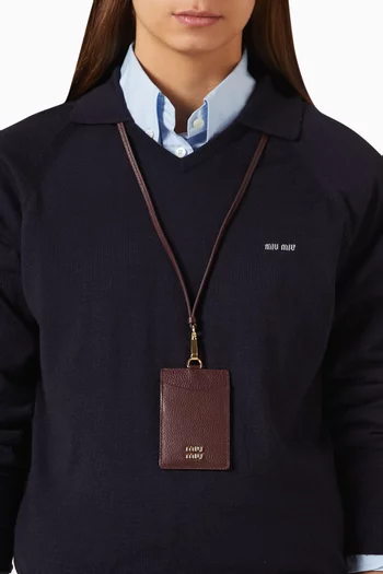 Badge Holder in Leather