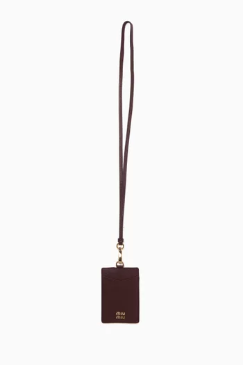 Badge Holder in Leather