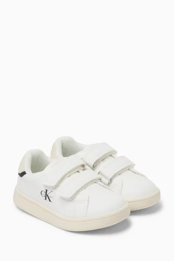 Velcro Sneakers in Leather
