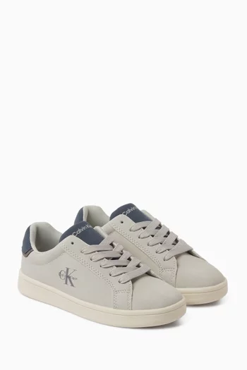 Lace-up Sneakers in Leather