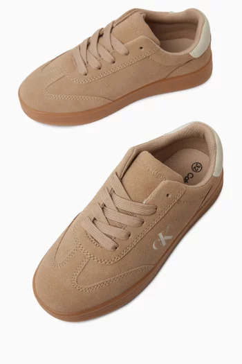 Lace-up Sneakers in Suede