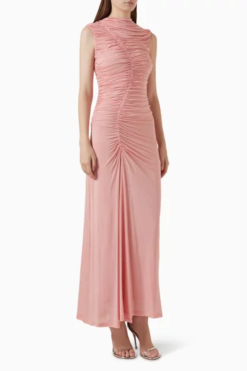 Gillan Ruched Maxi Dress