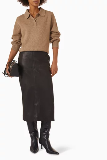 Gine Knit Sweater in Merino Wool Blend