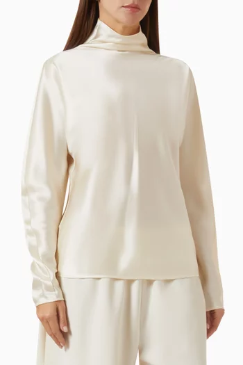 Maddy Shirt in Satin