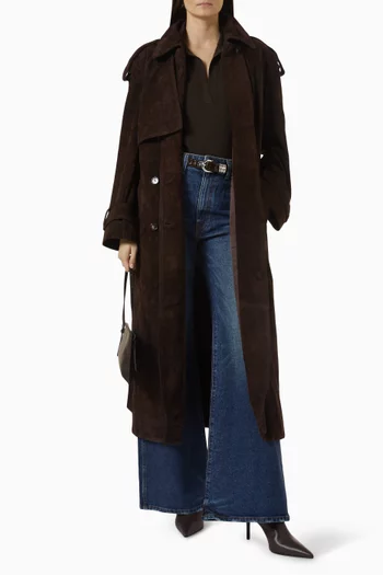Sienna Coat in Suede