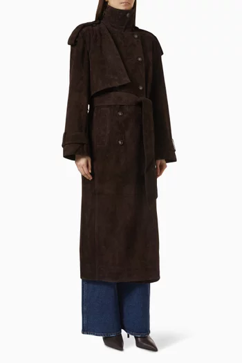 Sienna Coat in Suede