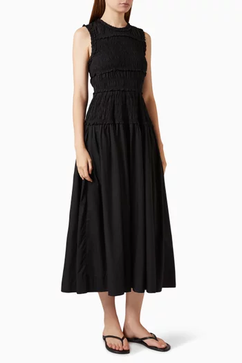 Mallory Smocked Dress in Organic-cotton