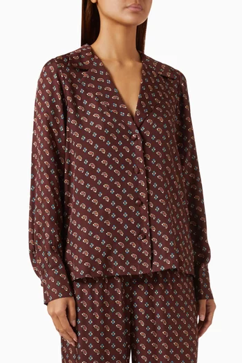 Rania Top in Silk Blend
