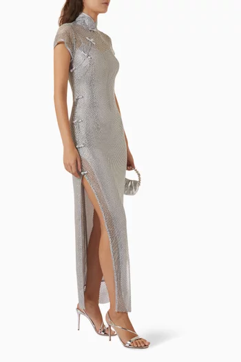 Ann Crystal Maxi Dress