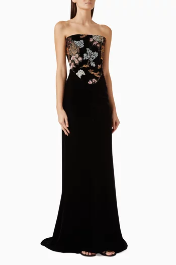 Isha Gown in Velvet