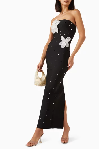 Natasia Pearl Maxi Dress