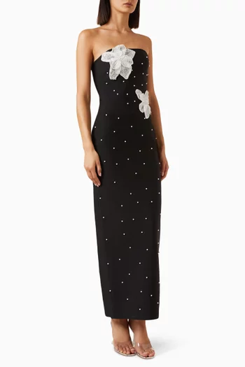 Natasia Pearl Maxi Dress