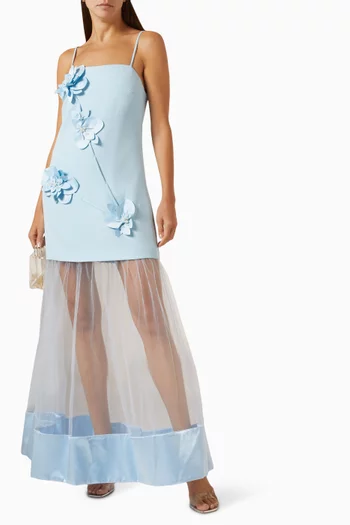Reina Appliqué Gown