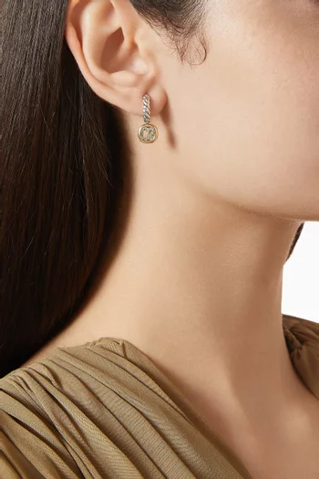 DY Mercer® Color Drop Earrings in 14kt Gold & Sterling Silver