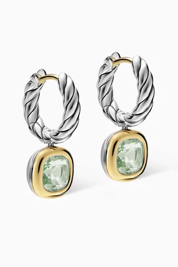 DY Mercer® Color Drop Earrings in 14kt Gold & Sterling Silver
