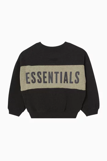 Cropped Panelled Sweatshirt