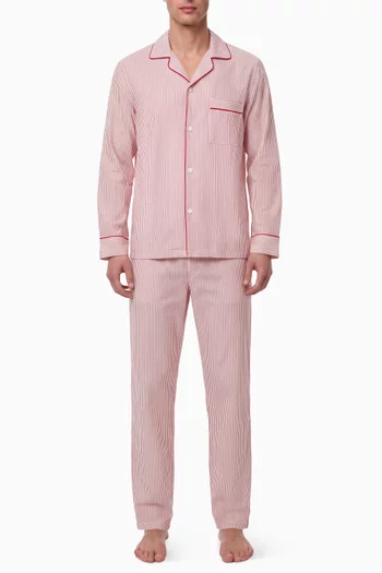 William Printed Long Pyjama Set in TENCEL™ Modal