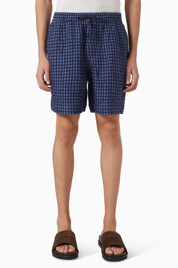 Riita Textured Shorts in Linen