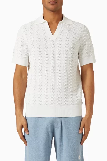 Ripple Polo T-shirt in Knit