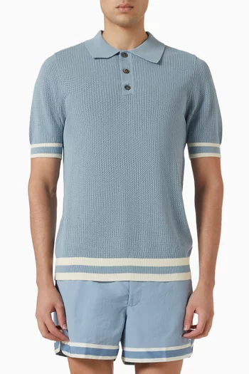 Quinn Polo T-shirt in Cotton-knit