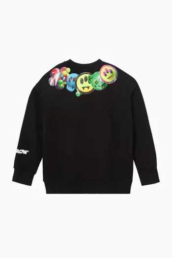Graffiti Print Sweatshirt