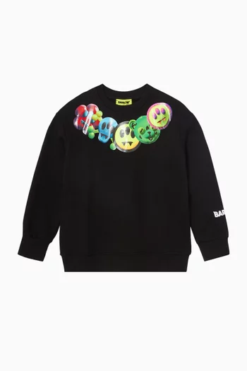 Graffiti Print Sweatshirt