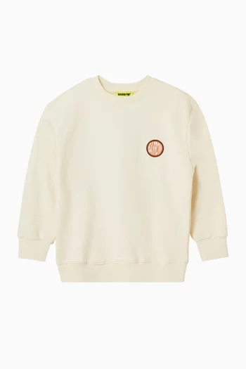 Graffiti Sweatshirt in Cotton