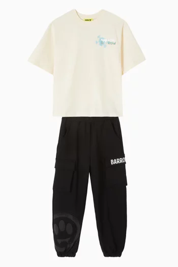 Graphic Print T-shirt in Cotton