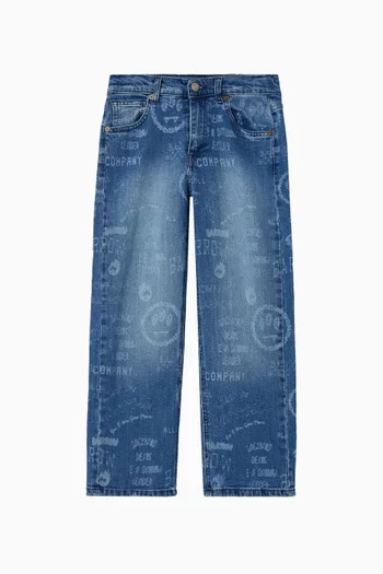 Straight-leg Jeans in Denim