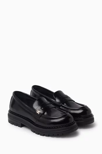 Low-cut Loafers in Calfskin Leather