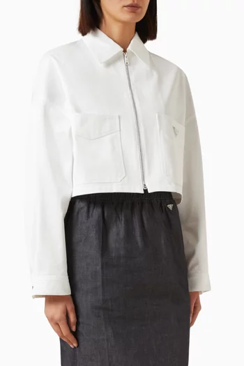 Chino Blouson Jacket in Cotton