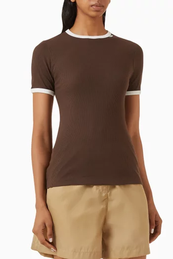 Rib-knit Top