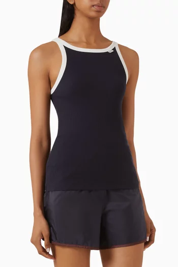 Rib-knit Tank Top
