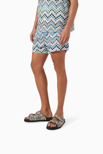 Emil Raschel Snake Shot Sandals