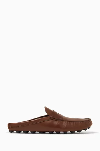 Gommino Bubble Mules in Leather