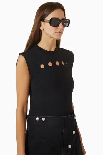 Aldo Rectangle Sunglasses in Acetate