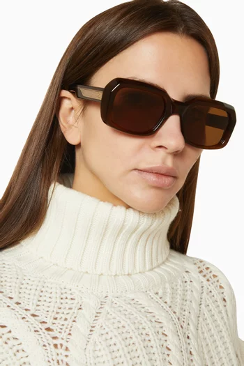 Aldo Rectangle Sunglasses in Acetate