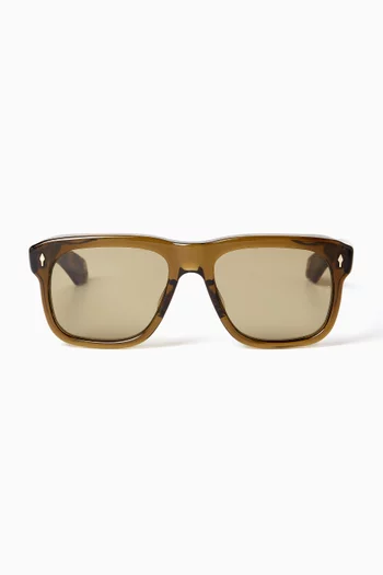 Yves Rectangule Sunglasses in Acetate