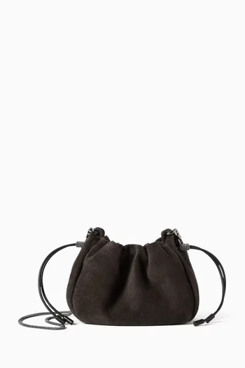Mini Mellow Bucket Bag in Suede