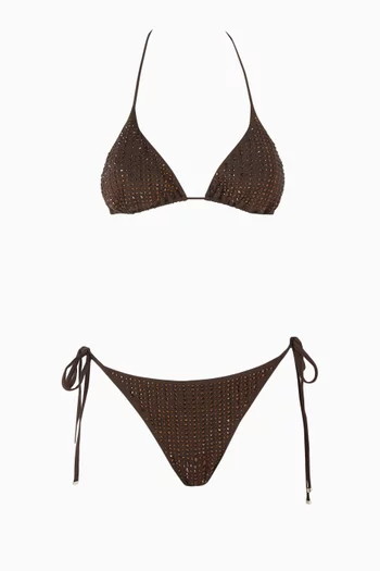 Malibu Rhinestone Bikini Set
