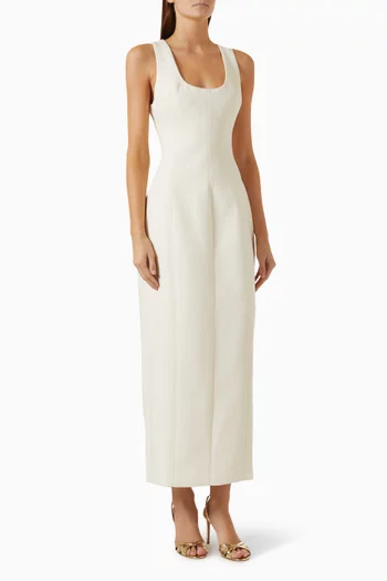 Volume Midi Dress