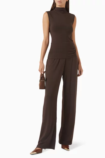 Asymmetric Top in Cotton-jersey