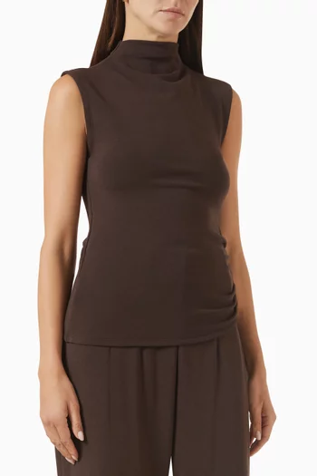 Asymmetric Top in Cotton-jersey