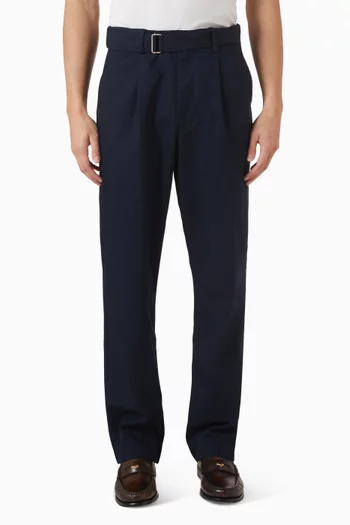 Dover Belted Pants in Cotton