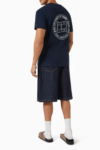 Crest T-shirt in Jersey