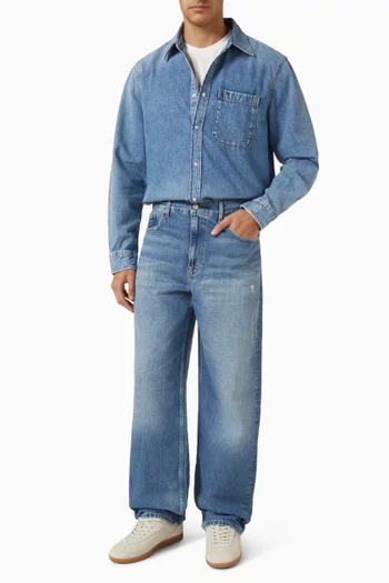 Button-up Shirt in Denim