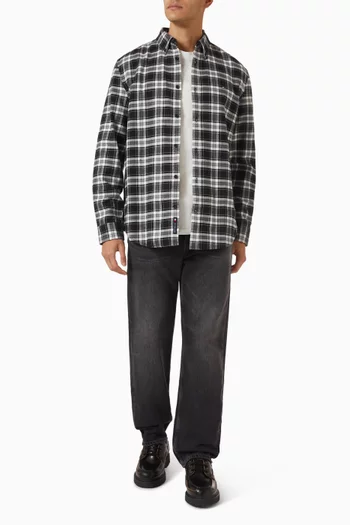 Check Flannel Shirt in Regenerative Cotton